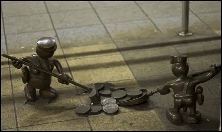 8th Ave Statues *NYC Subway Art* Urban Life & Travel in photography